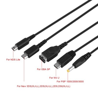 5 In 1 Charger USB For Ll XL 3DS Multi Function Charg SET