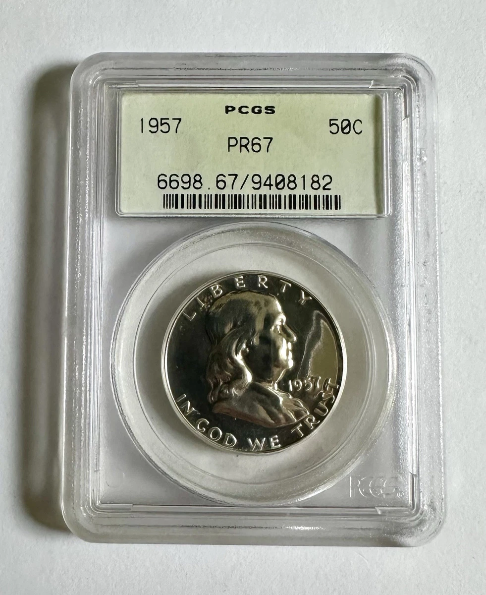 PR 67 Graded Franklin Half Dollars 1948-1963 for sale | eBay