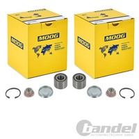 2X Moog RADLAGER-SATZ Hinten Vorne Passend FüR Dacia Logan Sandero Lada Largus