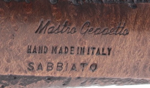Pfeife Mastro Geppetto by Ser Jacopo SANDBIATO braun shape stand up freehand - Bild 6 von 10