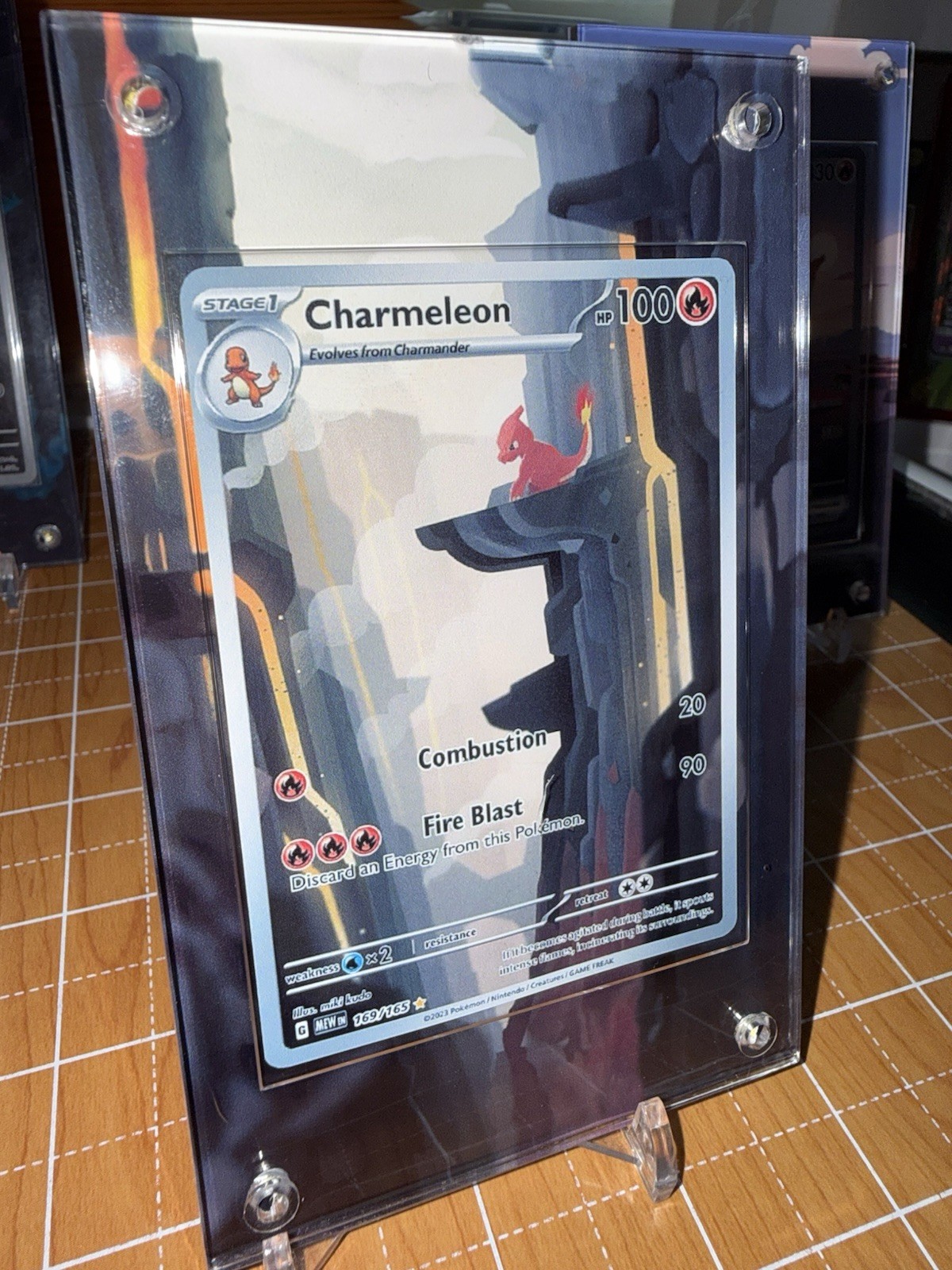 Charmeleon 169/165 Sv: Scarlet & Violet 151 Pokémon Extended Art Case