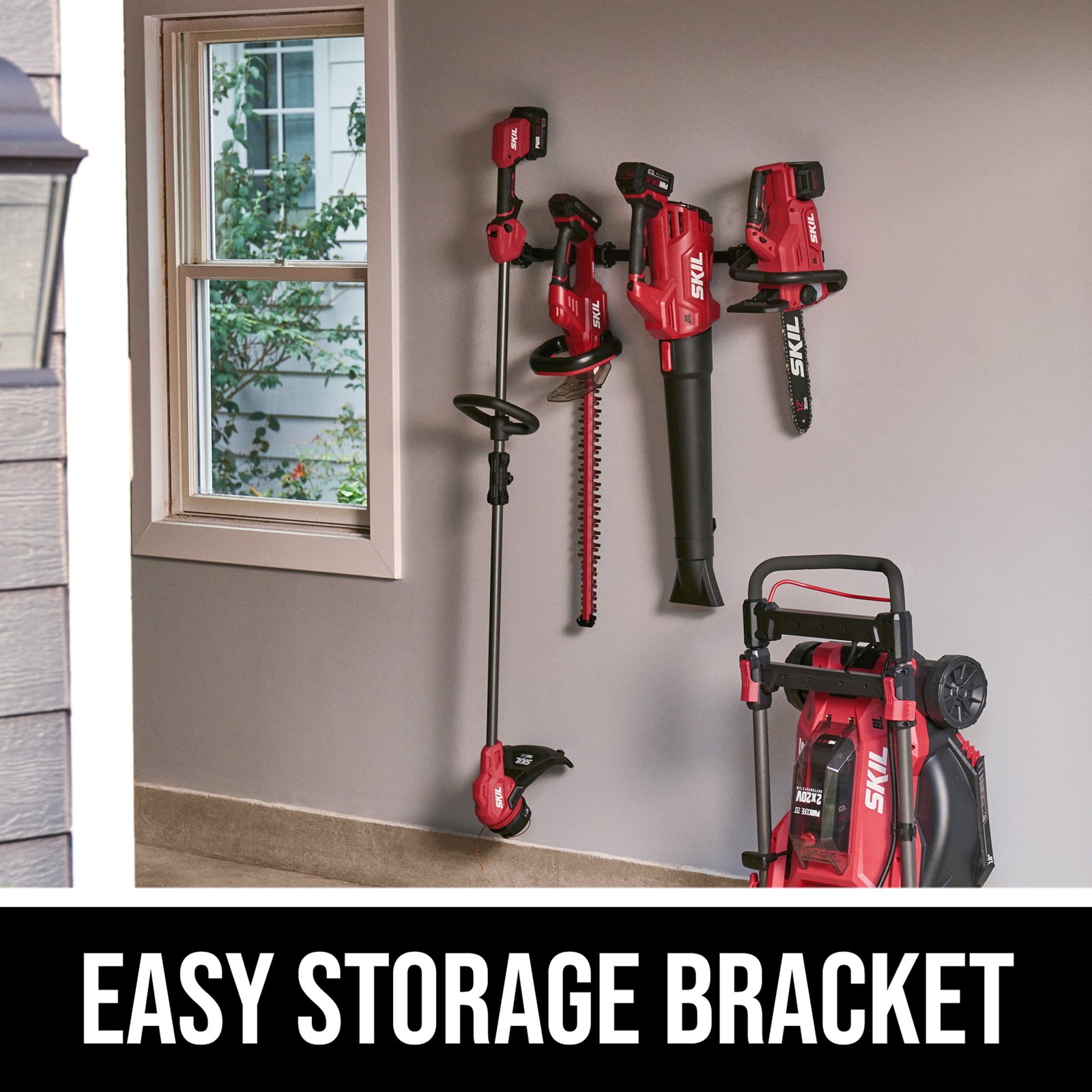 20V 13'' Brushless String Trimmer 2-Speed Settings w/4.0Ah Battery and Charger