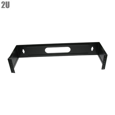19'' 2U Steel Wall Mount Hinge for 48 Port Patch Panel Bracket 3.5'' H x 6'' D
