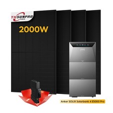 2000W Balkonkraftwerk mit Speicher Anker Solix Solarbank 4 E5000 Pro …