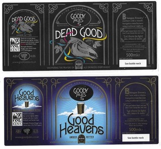 Beer Labels: 2 x Goody Ales @ Bleangate Brewery Herne
