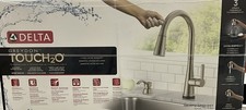 DELTA Greydon TOUCH2O Pull-Down Kitchen Faucet Stainless Steel 19826TZ-SPSD-DST