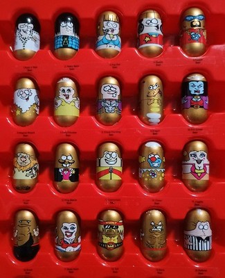 MIGHTY BEANZ RARE LIMITED EDITION GOLD METALLIC COLOR COMPLETE SET