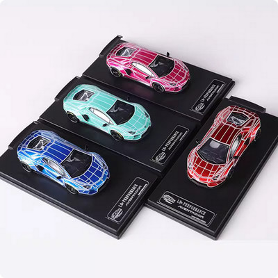 King Model 1:64 Lamborghini LP700 Avontado luminous crack alloy car model