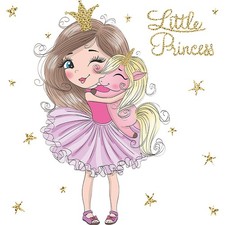 Wall Stickers for Girls Bedroom, Princess Room Decor Stickers, Princess Stick...