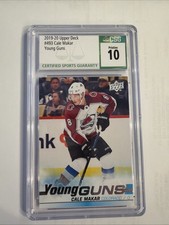 2019-20 Upper Deck - Young Guns Cale Makar #493 (RC)