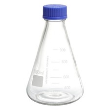 1000ml Narrow Mouth High Borosilicate Glass Erlenmeyer Flask with Screw Cap