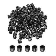 250pcs Clothes Hanger Marker 0-3M Black Colored Hanger Size Garment Tag
