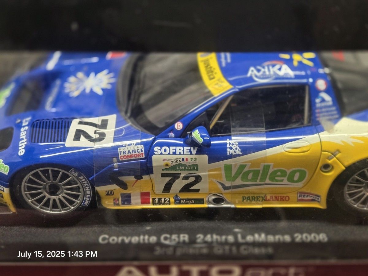 AUTOart 2006 Corvette C5R 24hrs LeMans 3rd place GT1 Class | eBay