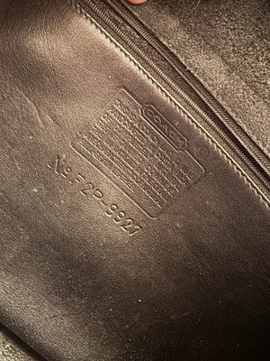 Vintage Coach Black Rare Nickel Hardware Willis Bag 9927 | eBay