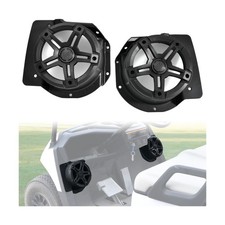 SAUTVS 6.5" Under Dash Kick Speaker Pod Brackets for Yamaha Drive2 G29 Access...