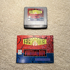 Nintendo Teleroboxer for Virtual Boy Fighting Boxing Game w/ Manual