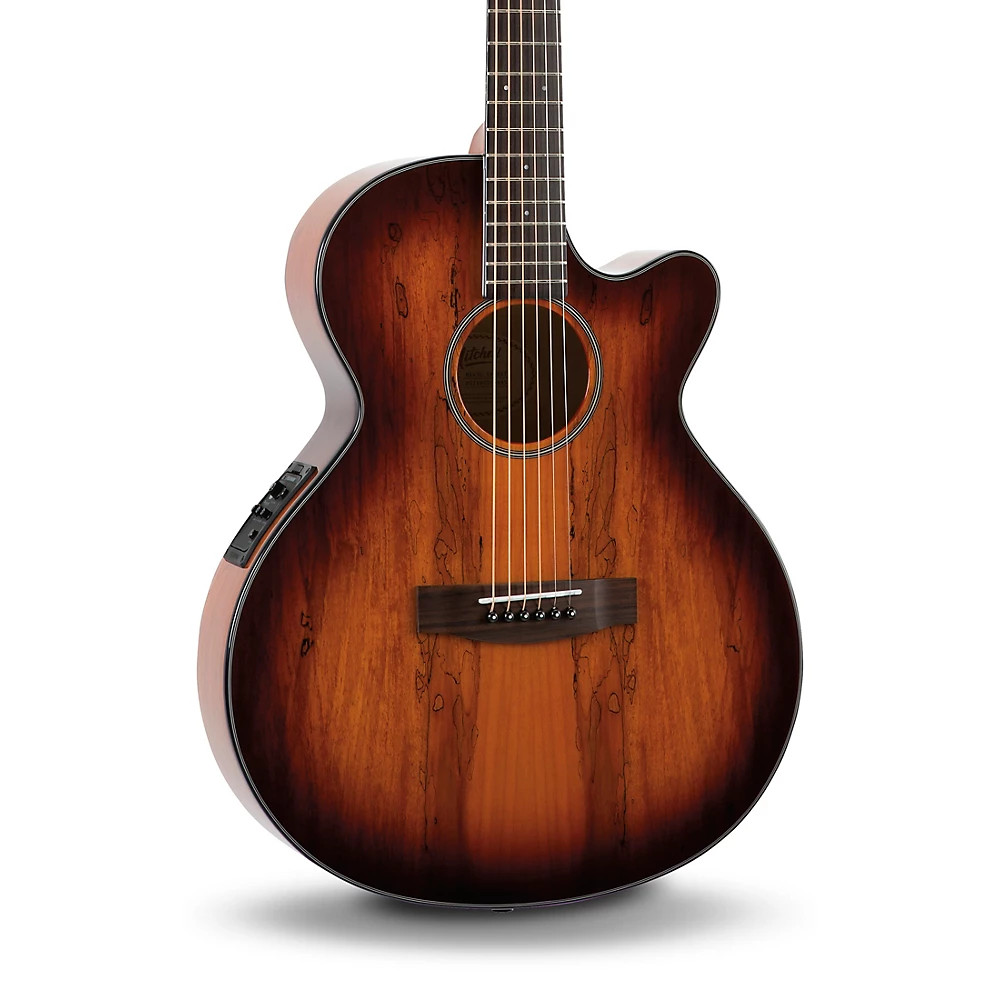 Mitchell MX430 Spalted Maple Acoustic-Electric Guitar Whiskey Burst 72390₽