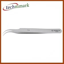 Erem 7SA Swiss Precision Tweezer with Curved Tips, 4.75"
