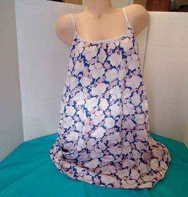 Papinelle Strappy Nightie X-Large Floral 100% Cotton Light Airy
