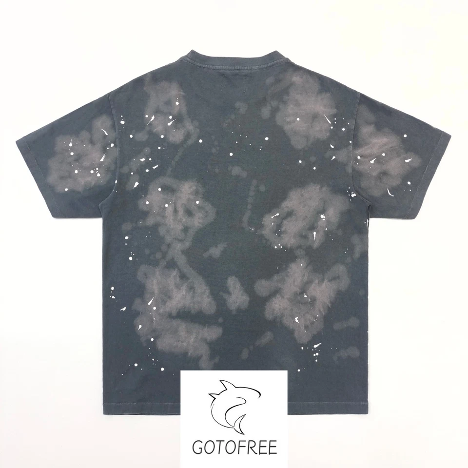 GOTOFREE 25SS GD BLACK T SHIRT HIP HOP HIPSTER VINTAGE CALIFORNIA BEACH TOP TEE - Image 2 of 4