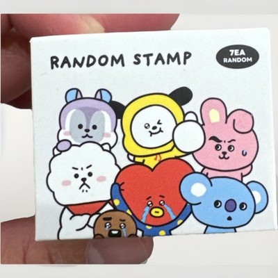 BT21 Random Speech Bubble Stamp Line Friends BTS Collectible (Original Korea)