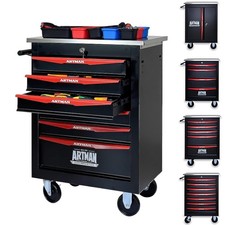 Schwerlast Werkzeugwagen zentral abschließbar - DIY Werkstatt Trolley