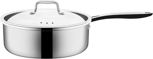 Kommerzieller 1,5 Quart Edelstahl Kochtopf mit belüftetem Deckel, dreilagige Konstruktion - Bild 7 von 12