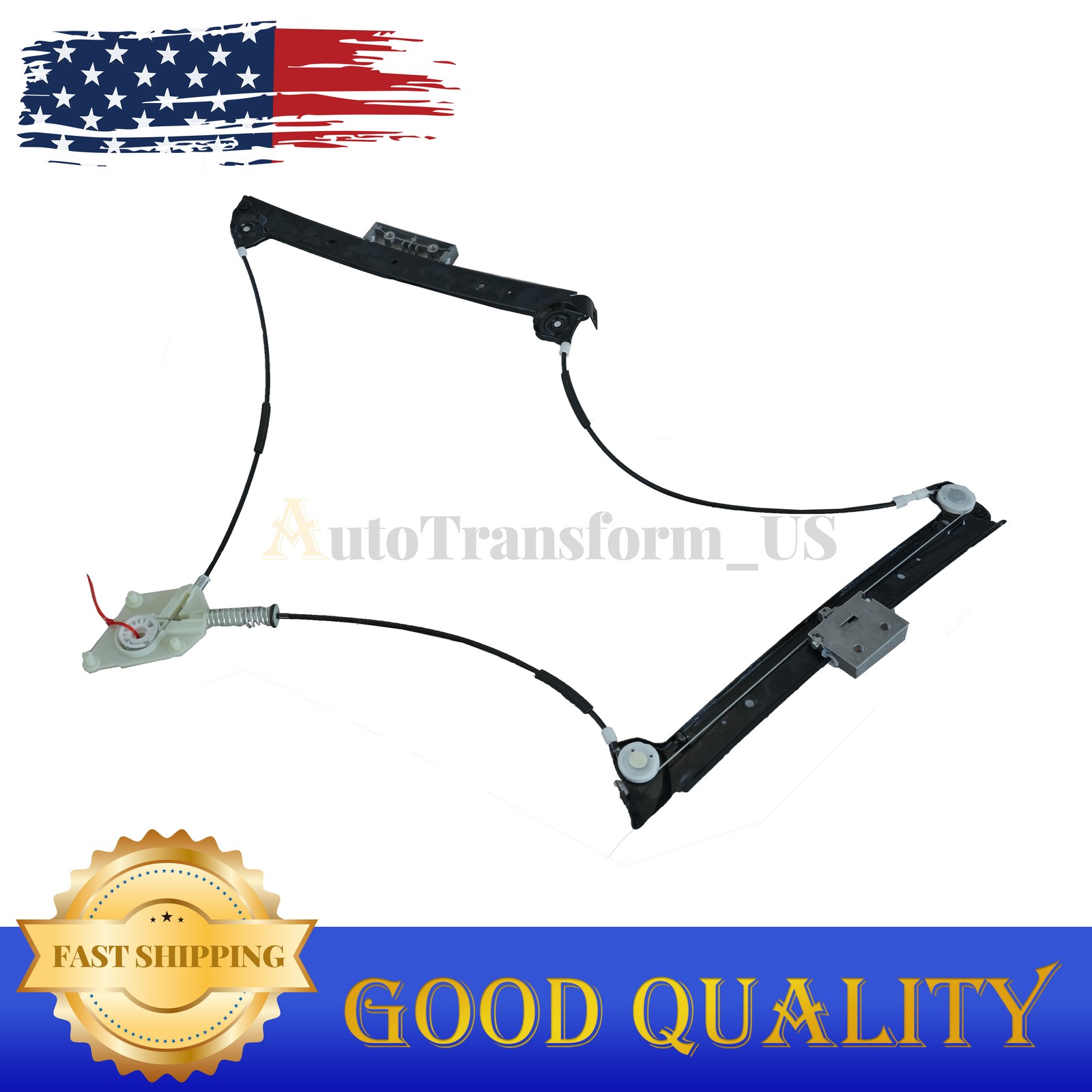 3W0837402J /H Front Right Window Regulator Fits 2004-2011 Bentley Continental GT