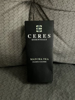 New Ceres Essentials, Matcha Tea Foaming Cleanser, Face Wash - 3.7 Fl Oz