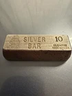 CMI Constitution Mint Silver Bar 10oz Vintage Poured VINTAGE PREMIUM SILVER