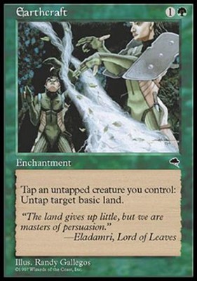 MTG English Earthcraft NM Normal Tempest