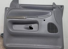 1998-2002 Dodge Ram 2500 3500 Gray Left Front Driver Door Trim Panel Regular Cab