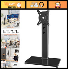 Adjustable Free-Standing LCD Monitor Stand for 13"-32" Screens, VESA, Swivel, 77