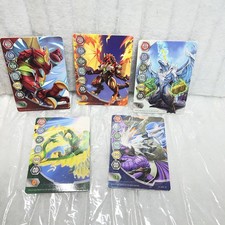 Five Bakugan Metal Gate Cards - Y4 Gate 46, 45, 19, 009, 07
