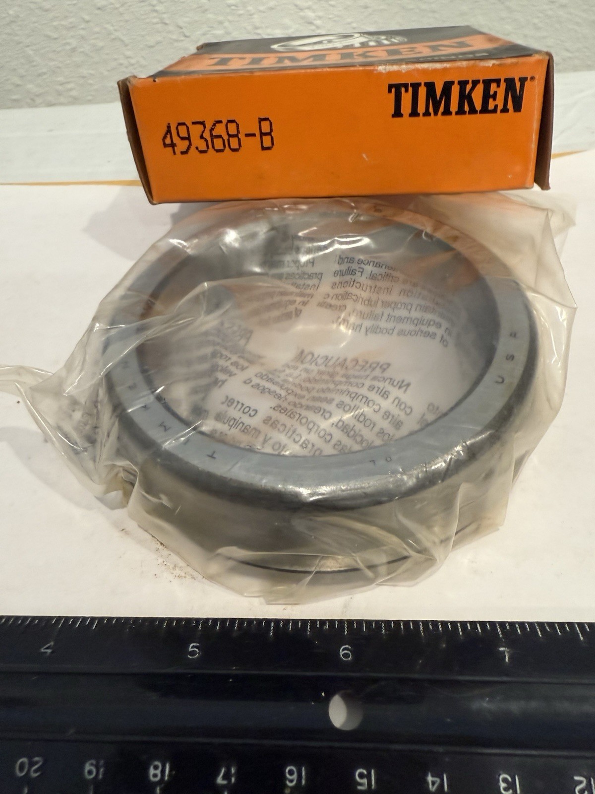 Timken 49368-B Single Flange Cup Bearing Replacement