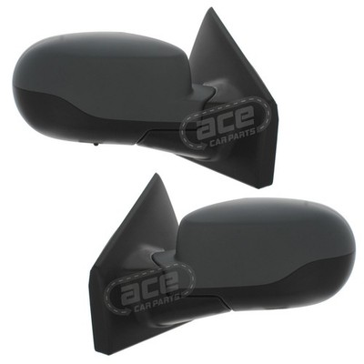 Electric Wing Door Mirrors Renault Clio Mk3 2009-2013 With Primed Covers 1 Pair