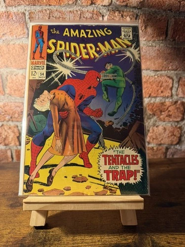 Amazing Spider-Man #54 1967 (FN+ 6.5) Aunt May Doc Ock Silver Age Marvel Comic
