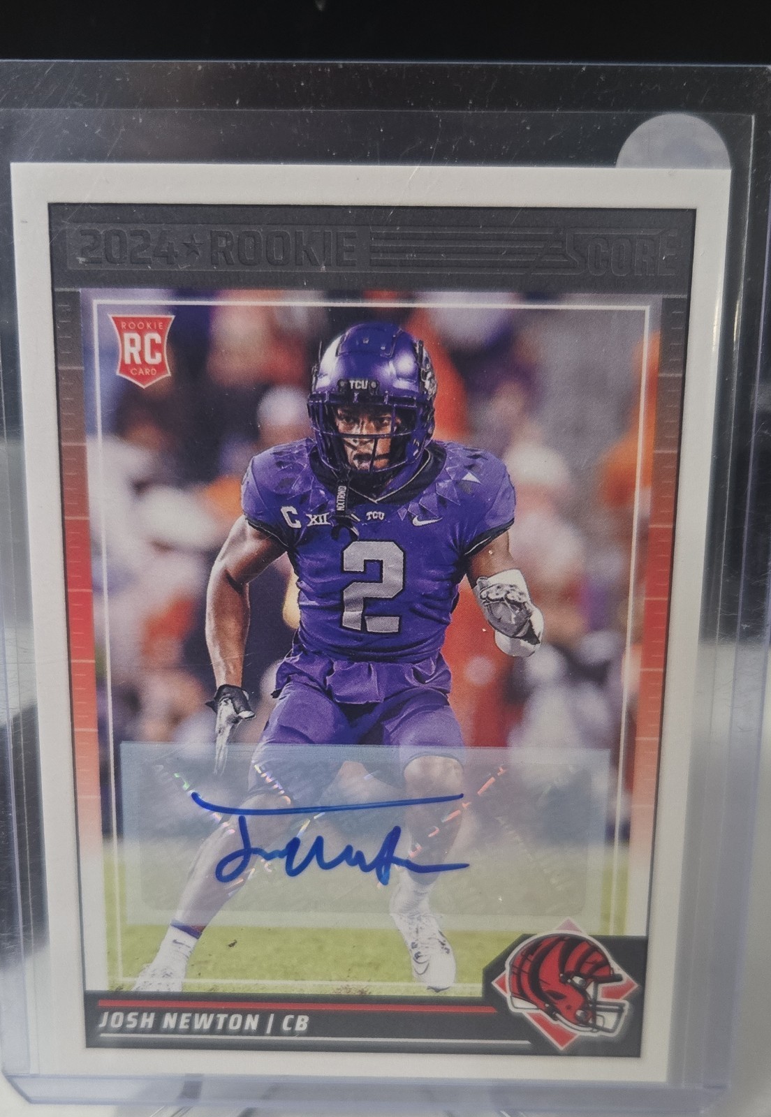 Josh Newton Panini Score #357 Signature