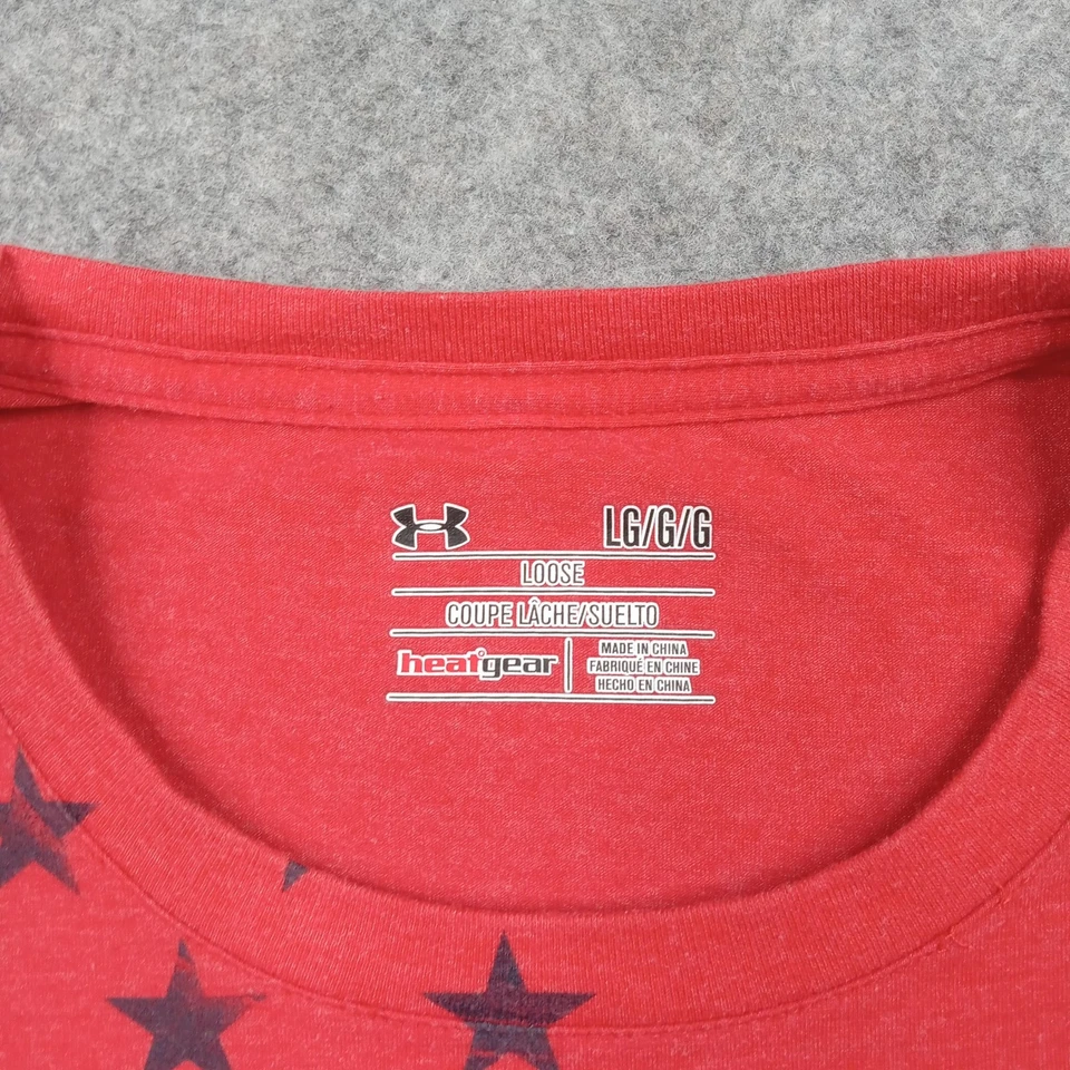 Camisa Under Armour Para Hombres Grande HeatGear SC30 Bandera Gráfica Camiseta Suelta Steph Curry Foto 2 de 4