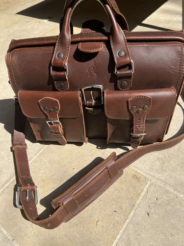 Saddleback Leather Flight Bag Briefcase