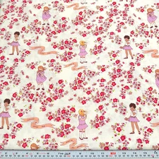 Children at Play Sarah Jane Michael Miller Summer Garden Cotton by the HALF YARD