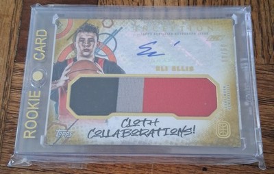 2022-23 Topps Inception Gold OTE Basketball Eli Ellis Patch Auto Card 26/50