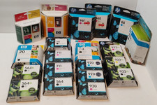 NEW Genuine HP Cartridges Sealed Lot Of 20 Various Colors Printers