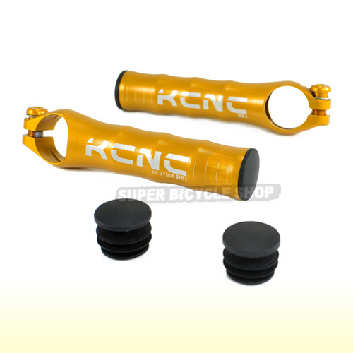 KCNC BE1 Ultralight 7075 Alloy Bar Ends BAR END Plugs Gold