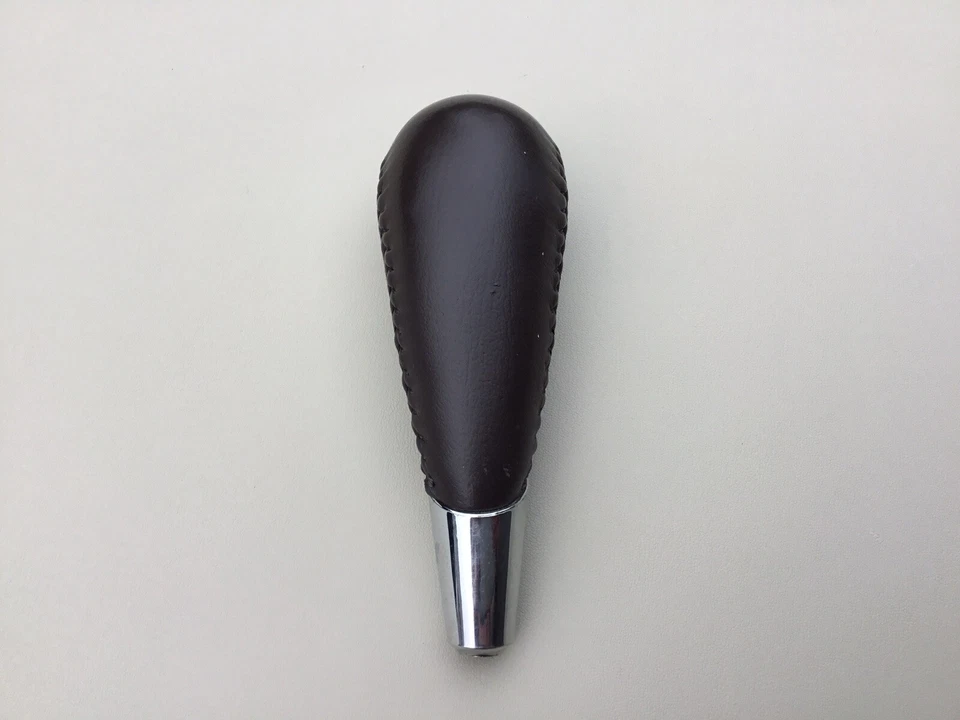 Cadillac DTS 2006-2011 perilla de cambio automática perilla de cambio cuero marrón OEM Foto 2 de 4