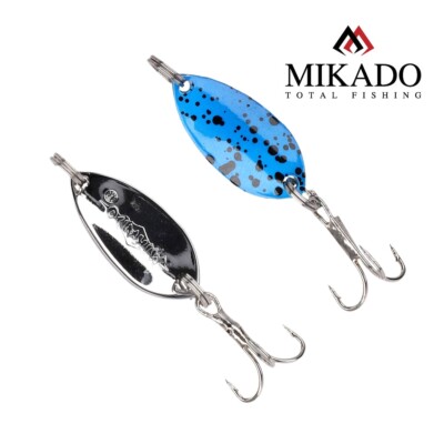 1x MIKADO Trout Ice Spoon Forellen mini Blinker Schlepplöffel 2,2cm/1,4g/Code09