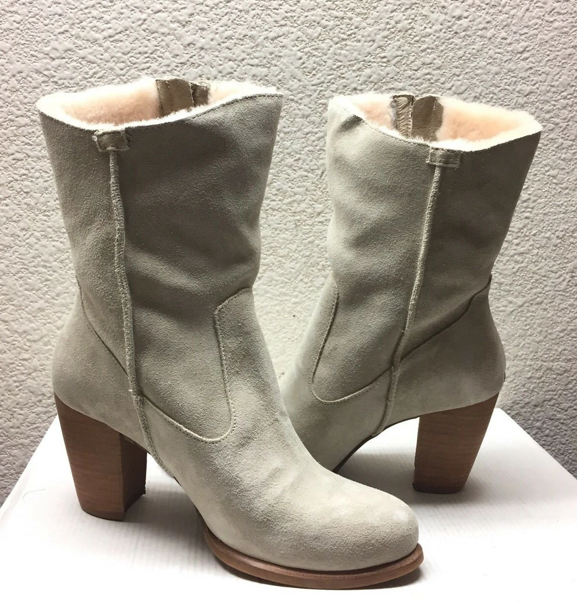 Ugg heeled sales boots uk