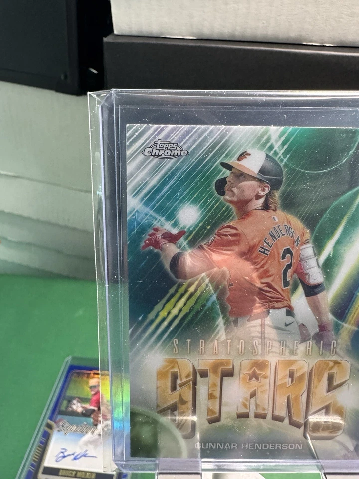 2024 Topps Chrome Update- Stratospheric Stars Gunnar Henderson Balt Orioles SSP - Image 4 of 4