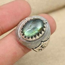 Genuine Labradorite Gemstone Ring,925Sterling Silver,Designer Ring,Birthday Gift