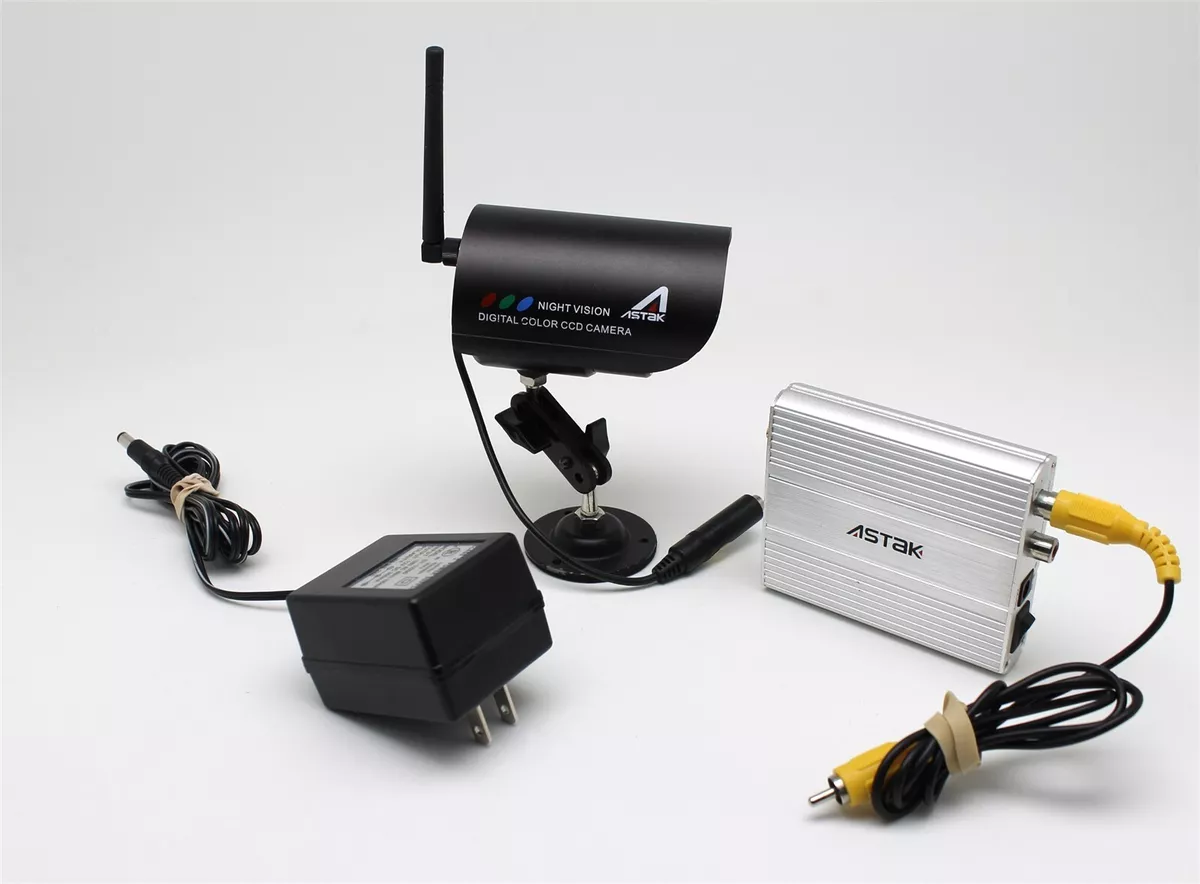 Astak CM 818T Wireless Night Vision Camera W Receiver NO ANTENA